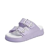 Rieker Damen P2180 Pantolette, Lila, Medium