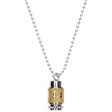 PACKOVE Gedenkschmuck für Asche edelstahlketten memorial anhänger Tier Gedenkschmuck Urne Halskette Andenken für Asche Halskette Urnen für menschliche Asche Halskette Rostfreier Stahl