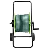 Kangmusi Schlauchwagen mit 50 m Schlauch PVC Grün, Grün 3281522
