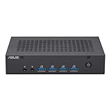 ASUS ExpertCenter PN43-BBN100MD Barebone Mini PC (Intel Prozessor N100, integrierte Intel UHD Grafik, Intel WiFi 6E, LAN, DisplayPort 1.4, 4X USB 3.2 Gen 1, ohne Betriebssytem, Passive Kühlung)