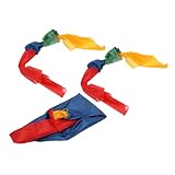 ERINGOGO 3st Zauberschal Tricks Schal Für Damen Sinnesschals Zubehör Kostüm Kette Kopftuch Für Damen Quaste Festival-Accessoires Münze Jonglieren Spielzeugmesser Schal-Trick Colorful Stoff
