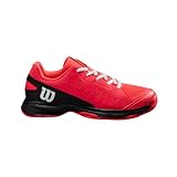 Wilson Rush Pro Tennis Shoe, Diva Pink/Black/White, 30 2/3 EU