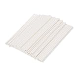 STOBAZA 100 Stück Weiße Cake Pop Stiele aus Papier DIY Candy Making Supplies für Lutscher Kuchen Vielseitig für Dessertdekoration und Partygebrauch