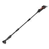 Akku-Heckenschere, Hand-Stab-Heckenschere mit Verlängerungsstange, Rasentrimmer-Aufsatz für Garten, Terrasse, Rasen (EU-Stecker)