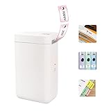 YUEOU Tintenloser Taschendrucker D101 Etikettendrucker Mini-Taschen-Thermo-Etikettendrucker All-in-One BT Connect Prince Tag DIY Datum Journal Studie Aufkleber-Etikettiermaschine 10-25 mm