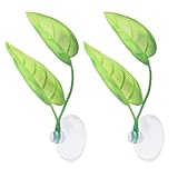 Supvox 2st Betta-Fisch Versteckt Sich Im Bett Twist-Dekoration Display-Rack-hüte Kabelbinder Zum Verschließen Von Lebensmitteln Schutzabdeckung Für Sonnenblende PVC Light Green