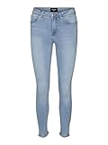 VERO MODA Damen VMTANYA MR S Piping VI352 NOOS Jeans, Blau (Hellblau), M/30