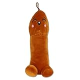 BEMIRO Penis Kuscheltier - 25 cm flauschig weich (braun)