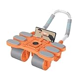 Bauchtrainingsrad, Bauchrolle, vier mit automatischem Rückprall, Krafttrainingsgerät mit rutschfesten Griffen, für Jugendliche, Athleten, Männer, Frauen, Training