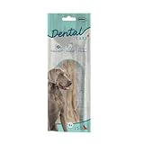 Bubimex - Dental+ Kauknochen mit Algen x1 – 21 cm – Zahnleckerli für Hunde – Angereichert mit Zink – Zahnstein – frischer Atem