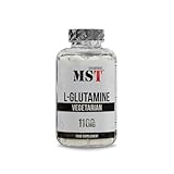 MST Nutrition L-Glutamine 1100 mg 120 Kapseln Hochdosiertes L-Glutamin aus fermentierter Quelle Aminosäuren Ergänzung für Sportler und aktive Menschen Premium Qualität Made in Germany