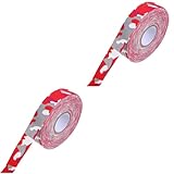 Sosoport 2 Sätze Hockeyband Schutz Abdeckung Hockey-griffband Wickeln Sportlich Schützend Sport-Hockey-Aufkleber Klebeband Für Eishockeyschläger Baumwolle Weiß 2 Rollen * 2