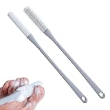 Fußbürste für die Dusche, 2 Stück Silikon Fußwaschbürste, Zehenwascher für die Dusche, Zehenreinigungsbürste + Zehen-Anti-Juckreiz-Bürste, Fussmassage mit Langem Stiel zur Förderung der Durchblutung