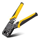 RJ45 Crimpzange RJ45 Netzwerk Schneidwerkzeug RJ45 Crimper Cutter Zange für Netzwerkkabel Crimper CAT5E Werkzeug