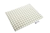 Medi Partners Kirschkernkissen Körnerkissen groß Wärmekissen 500g Rechteck 20x25cm Öko Natur 100% Baumwolle Wärme + Kältetherapie Massagetherapie (Kariert)