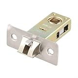 Gdfnmogo Röhrenförmiger Einsteckriegel aus Zinklegierung mit umkehrbarem Türriegel-Mechanismus für Innentüren und Türhebel mit Durchbolzen (40 mm)