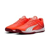 PUMA Unisex Accelerate Turbo Hallenturnschuh, Glowing RED White-Dark Crimson Black, 39 EU