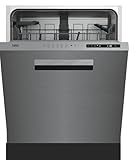 Beko BDDN25530X Geschirrspüler 60 cm, unterbau, für 15 Maßgedecke, 5 Programme, 4 Zusatzfunktionen, 3 Spülebenen, Watersafe+, SteamGloss, HygieneIntense, SelfDry, Edelstahl
