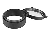 Durchsichtige optische Linsenschutzabdeckung, Einzelrohr-Teleskop-Staubschutz, Zielfernrohr, kratzfest, Rückprallabdeckung, 30–69 mm Durchmesser