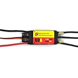 2-6S LiPo 40A 60A 80A 100A Bidirektional Einstellbar ESC, Programmierer für RC Boot Unterwasser Propeller RC Car (60A)