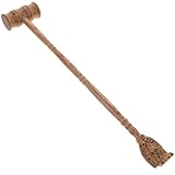 IWOWHERO Holz massagehammer Rückenmassagegerät mit Kratzerfunktion Langlebiger Massagehammer aus Robustem Holz Tragbar für Sportler Zuhause Massagepraxis Fördert Muskelentspannung und