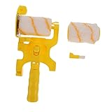 POPETPOP 1 Satz Multifunktion aler Pinsel Wand Malenrolle breit Schaum malerfliessrolle zeichnen stifte pinsel stifte painting zubehör farbpinsel Malerrolle Walzenbürste Plastik Yellow