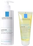 La Roche Lipikar Lait Urea 5+ 400 ml + Gratis Lipikar Huile Lavant 100 ml - Bei trockener Haut für langanhaltende