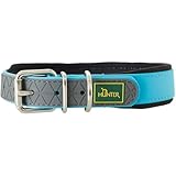 HUNTER CONVENIENCE COMFORT Hundehalsband, Kunststoffmaterial, Neopren, 45 S-M, türkis