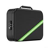 Feuerfeste und wasserdichte Dokumentenbox mit Zahlenschloss, staubdichter und feuchtigkeitsdichter Konstruktion und mehreren Aufbewahrungstaschen für sichere Dokumentenorganisation