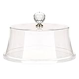 Cabilock Kuchen Käseglocke Kuchenglocke Tortenplatte Haube Torten Käseplatte Tortenglocke Lebensmittel Abdeckung Deckel für Patisserie Essen Cover