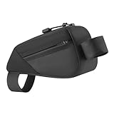 0,5L Fahrrad Oberrohrtasche,Rahmentasche Dreieckstasche Fahrradtasche Fahrradrucksack Fahrrad-Fronttasche, Unisex Gepäckträgertasche,für Mountainbike Rennrad Reiten Zubehör Tasche(schwarz)