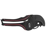 Hohopeti Professionelle Pvc Rohrschere mit Ergonomischem Griff Scharfe Hitzebehandelte Klingen für Schnelles Schneiden von Kunststoff und Mehrschichtschläuchen Robust und Rostfrei Geeignet