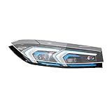 wSSSsss Auto Scheinwerfer Folie für BMW G20 Series 3 2023,Auto Scheinwerfer Schutz Film Front Licht TPU Aufkleber Auto Zubehör,Blackened
