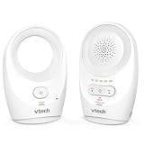 VTech BM1120 Baby-Audioüberwachungsgerät, klare Tonübertragung und Sicherheit, Lange Reichweite, 5-stufige LED-Lautstärkeanzeige, Gürtelclip, wiederaufladbare Batterien