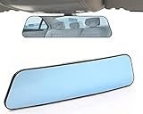 KITBEST Rückspiegel, 30 cm (11,8 Zoll) blendfreier Rückspiegel, Weitwinkel, Panorama, konvexer Rückspiegel, Clip auf Autospiegel zur Beseitigung des toten Winkels für Autos, SUVs, LKWs