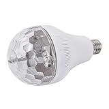 UKCOCO Bühnenlicht mit rotierender Glühbirne Zimmerbeleuchtung Stolz Dekorationen Lichtbirne mit Rotation Rotierende Bühnenlampe Stroboskoplichter für Partys Disco-Glühbirne dreht sich