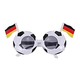 Ipetboom Soccer Ball Shaped Party Glasses With National Flags Fun Cheering Props For Football Fans For Festivals And Celebrations
