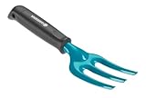 Gardena Classic Blumengabel: Garten-Werkzeug zum wurzelschonenden An- und Umpflanzen, aus Qualitätsstahl, ergonomischer Griff, Arbeitsbreite 7,5 cm (8952-20)