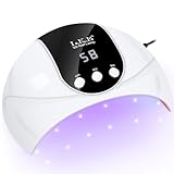 UV Lampe für Gelnägel,54W UV Lampe Nägel mit 3 Timer, LCD Display, Auto Sensor,Premium UV Lampe für Alle UV Gel Nagellack, Ideal für Anfänger und Profis, Perfektes Festivalgeschenk