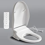 Smart Toilettendeckel mit Selbstreinigende Düse Waschen Vorne Hintere - Bidet Aufsatz für Toilette Warmluft-Trocknung und Beheizbare - Dusch WC Sitze mit Nachtlicht Desodorierung Energieeinsparung