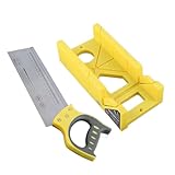 Handsäge mit Gehrung, Gehrungssäge, Winkelschneidewerkzeug, Holzsäge mit komfortablem Griff, Werkzeuge für die Holzbearbeitung, für Zimmermann