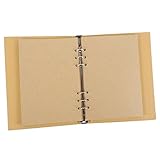 DOITOOL 1 Satz Notizbücher für schreibheft erzieherin notizbuch the notebook book notebooke merkzettel kleines Skizzenbuch Zeichnung Geschichtsbücher Zeitplan-Notizbuch Papier Brown