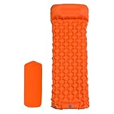 Aufblasbare Campingmatratze, aufblasbares Campingkissen – wasserdichte Luftmatratze für Camping, Campingmatte, tragbare für Camping, Wandern, Zelt, Falle, Reisen, Einzelpersonen