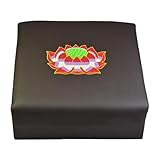 Fenteer Meditationsbank, kniender Meditationshocker, PU-, multifunktionales Gebetskissen für die Knie zum Beten, Heimdekoration, Schwarz