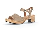 Gabor Damen Plateausandalen, Frauen Sandalen,Moderate Mehrweite (G),Plateausandaletten,bequem,Sommerschuhe,Freizeitschuhe,sesamo,38 EU / 5 UK