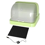 Prophor des Mädchens - Nistkasten für Geflügel, Verwendung der Heizstation, Hühnergehege mit 3-stufiger Temperaturkontrolle, atmungsaktiver Raum für Po