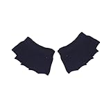 ROMISBABA 4 Paar Damen Fünf Zehen Kurz Socken aus Hochwertiger Baumwolle Elastisches Atmungsaktives Material Offene Zehen für Freie Bewegung mit Vorderfußpolster für Yoga und Fitness in