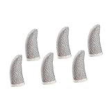 KAILIKETIY 6Stücke Profi Fingerhüllen aus Silberfaser Schweißresistente Fingerprotektoren für Gaming Atmungsaktive Fingerabdeckungen für Optimale Touch