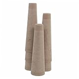 NUOBESTY 6St Kern aus Wollpapierrohr Webwerkzeug Garnkegel Garnstrickzubehör aus Baumwollgarn Kugelwicklerhalter Fadenwicklung Werkzeug zum Weben von Armbändern Garnspulen Light Brown