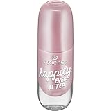 essence gel nail colour, Nagellack, Nr. 06, Pink, langanhaltend, Expressergebnis, schnelltrocknend, glänzend, schimmernd, acetonfrei, vegan, ohne Mikroplastikpartikel, ohne Parfüm, 1er Pack (8ml)